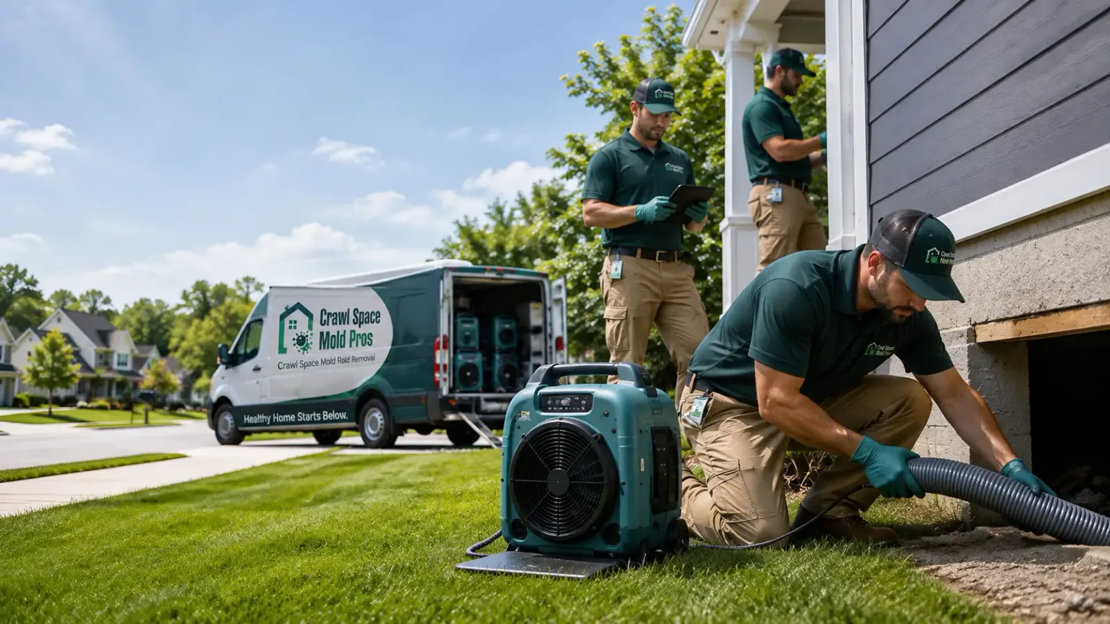 Crawl Space Mold Removal in Durand, IL